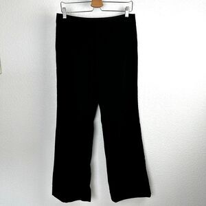 Banana Republic Women's Black Wool Pants Pockets Straight Leg Size 6 #357707